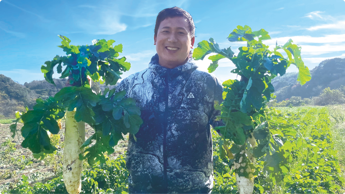 綱島慶人さん 慶人の自然農園（株）